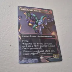 Green Goblin, Nemesis - Marvel Spider-Man Eternal (Borderless) Foil #25 MTG NM - Image 2