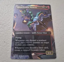 Green Goblin, Nemesis - Marvel Spider-Man Eternal (Borderless) Foil #25 MTG NM - Image 3