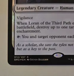 Loran of the Third Path - Foil Rare NM - MTG The Brothers' War Promos ⚔B&B - Image 4