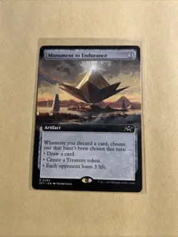 MTG Monument to Endurance DFT 0394 R NM Regular Extended Art - Image 1