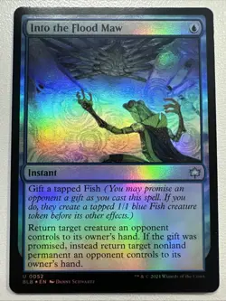 Into the Flood Maw Bloomburrow Foil - Image 1