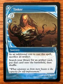 MTG Tinker NM - Future Sight Frame - Mystery Booster 2, English - Image 1