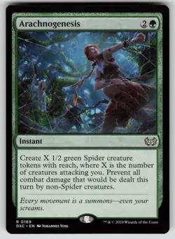 Arachnogenesis Rare Commander: Duskmourn: House of Horror 169 MTG Near Mint 2024 - Image 1