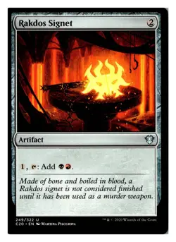 Rakdos Signet 249 UC Commander 2020 NM - Image 1