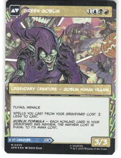 Norman Osborn (Borderless) Foil M Marvel's Spider-Man 220 NM - Image 2