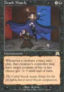Death Match LP, English MTG Onslaught - Image 1