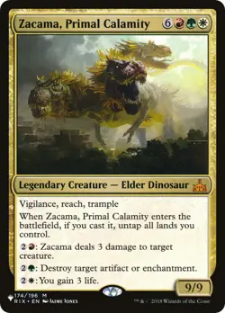 Zacama, Primal Calamity [LIST - 174/196]The List Reprints - Image 1