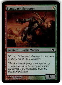 Scuzzback Scrapper Shadowmoor Foil MTG - Image 1
