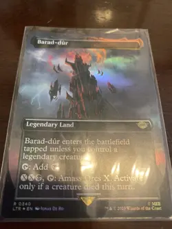 Barad-dur (0340) - Foil - Borderless x1 - Universe Beyond: The Lord of the Rings - Image 1