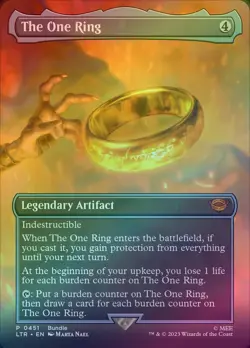 The One Ring (Borderless) (LTR Bundle) NM Foil P Unique and Miscellaneous Promos - Image 1