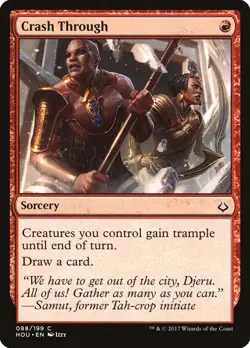MTG | 4x CRASH THROUGH x4 | HOU Hour of Devastation | Nearmint | Ships Free! - Image 1