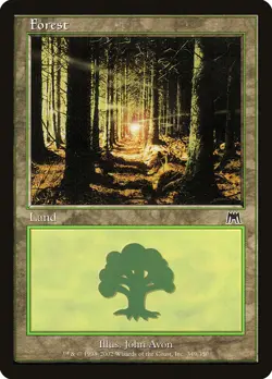 MTG Forest (349) ** Onslaught ** English (NM) - Image 1