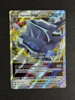 Origin Forme Dialga VSTAR 114/189 Astral Radiance Ultra Rare Pokemon TCG NM - Image 1