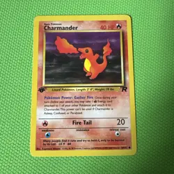 Pokemon Charmander 1st Edition Team Rocket 50/82 Card - Excellent Condition - Image 1