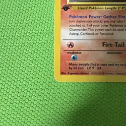 Pokemon Charmander 1st Edition Team Rocket 50/82 Card - Excellent Condition - Image 5