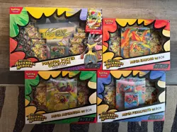 Pokemon Ascended Heroes Premium Poster Box Mega Lucario Emboar Feraligatr Lot 4 - Image 4