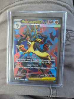 ENGLISH Mega Lucario ex 160/132 Ultra Rare Full Art Pokemon Mega Evolution NM - Image 1