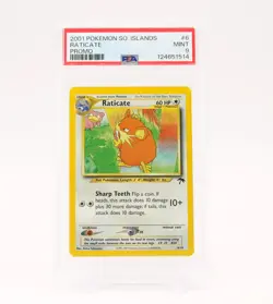Raticate - 6/18 PSA 9 Southern Islands Pokemon - MINT - Image 1