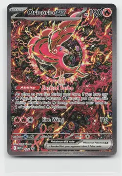Oricorio ex 024 Holo Promo ME: Mega Evolution Promo Pokemon Near Mint - Image 1