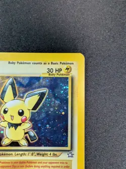 [LP] ✨🌀 SWIRL Pokemon Pichu Neo Genesis 1st Edition Holo Rare 12/111 - Image 5