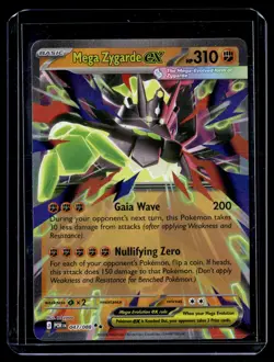 Mega Zygarde ex #047/088 ME03: Perfect Order Near Mint Pokemon tcg Holo - Image 1