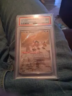 Pokemon 2023 Mr. Mime 179/165 Scarlet & Violet 151 Illustration Rare Holo PSA 9 - Image 3