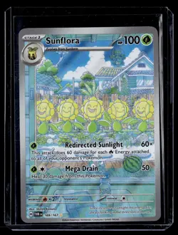 Sunflora #169/167 SV06: Twilight Masquerade Near Mint or Better Pokemon tcg Holo - Image 1