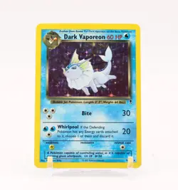 Dark Vaporeon - 9/110 Legendary Collection Holo Rare Pokemon - MP - Image 1