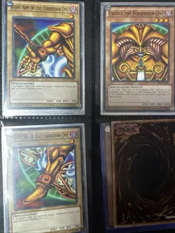 YUGIOH EXODIA THE FORBIDDEN ONE YGLD SET ULTRA RARE UNLIMITED ED NM 1996 - Image 2
