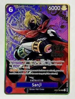 Sanji (One Piece Japanese Version 2nd Anniversary Set) OP07-064 English Foil - Image 1
