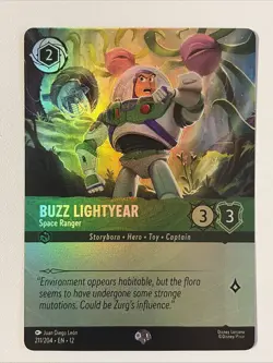 Buzz Lightyear -Space Ranger- Disney Lorcana Wilds Unknown EPIC Foil #211 - Image 1