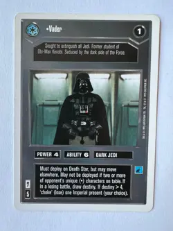 Star Wars CCG Vader Premium White Border SWCCG - Image 1