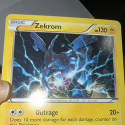 Pokemon TCG Zekrom BW24 Black & White Promo Holo English HP130 - Image 2