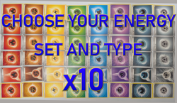 Pokemon TCG: 10 Energy Cards Lot - Choose Your Set and Type! Free Shipping! - Image 1