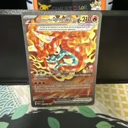 Pokemon Hearthflame Mask Ogerpon EX 212/167 Twilight Masquerade SIR Holo Raw - Image 1