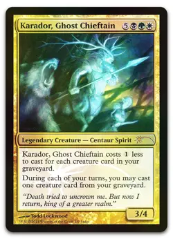 Karador, Ghost Chieftain #1 (Foil) (LP) Judge Promos JDG Magic MTG - Image 1