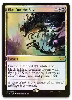 Blot Out the Sky #167 (Foil) (NM) Strixhaven STX Magic MTG - Image 1