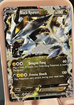 Black Kyurem EX BW62 Black & White Holo - Image 1