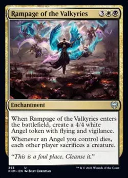 Rampage of the Valkyries - Light Play MTG Kaldheim - Image 1