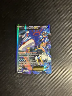 Pokemon Team Aqua’s Kyogre EX Ultra Rare Double Crisis (DCR) 6/34 MP Holofoil - Image 1