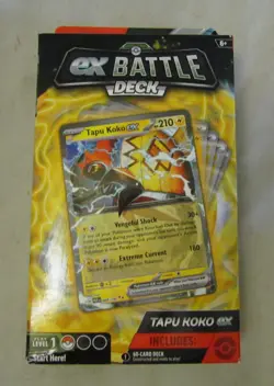 Pokemon TCG EX Battle Deck Tapu Koko EX New - Image 1