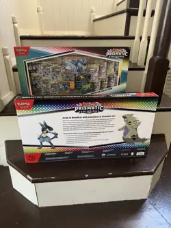 LOT OF 2 Pokemon Prismatic Lucario Ex Tyranitar Ex Premium Collection NEW SEALED - Image 3