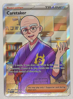 Caretaker 203/167 Ultra Rare Twilight Masquerade English NM Pokemon TCG - Image 1