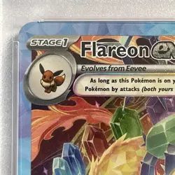 2025 POKEMON PSA 9 MINT EN FLAREON EX PRISMATIC EVOLUTIONS 146/131 SIR - Image 2