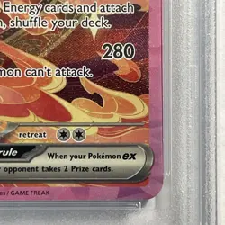 2025 POKEMON PSA 9 MINT EN FLAREON EX PRISMATIC EVOLUTIONS 146/131 SIR - Image 4