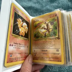 Old Vintage Wotc Pokemon Tcg Binder Bundle Joblot X60 Cards No Duplicates - Image 4