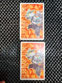 LOT (2) NM Pokemon Japanese Kyurem Deck Poker Playing Cards Larvesta & Volcarona - Image 2