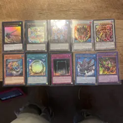 Mixed Lot Of 10 Holo Yugioh Cards. All Near Mint! +Bonus Cards, FREE SHIPPING! - Image 1