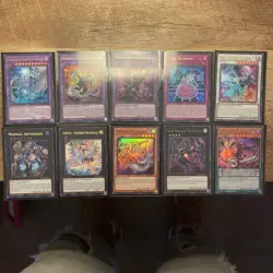 Mixed Lot Of 10 Holo Yugioh Cards. All Near Mint! +Bonus Cards, FREE SHIPPING! - Image 1