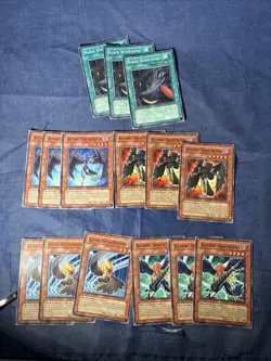 Yugioh RGBT CRMS 1st Ed Blackwing Lot Black Whirlwind 3x - Image 1